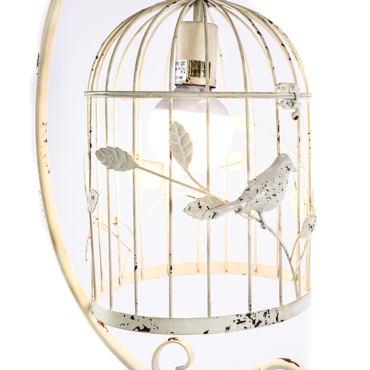 Metal Birdcage Floor Lamp