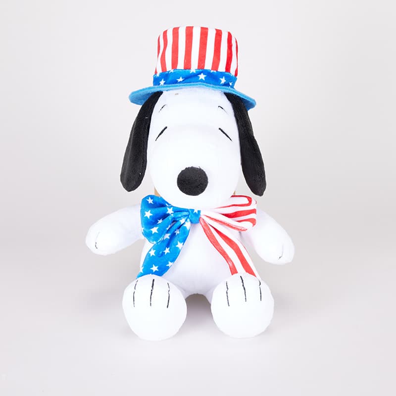 Americana Snoopy Plush Cracker Barrel