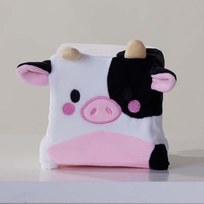 Dairy Cow Slow Rise Cube Plush