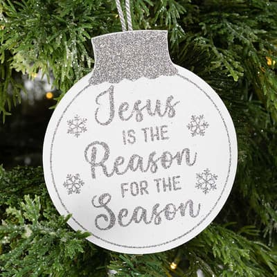 Jesus Is The Reason Sign Ornament