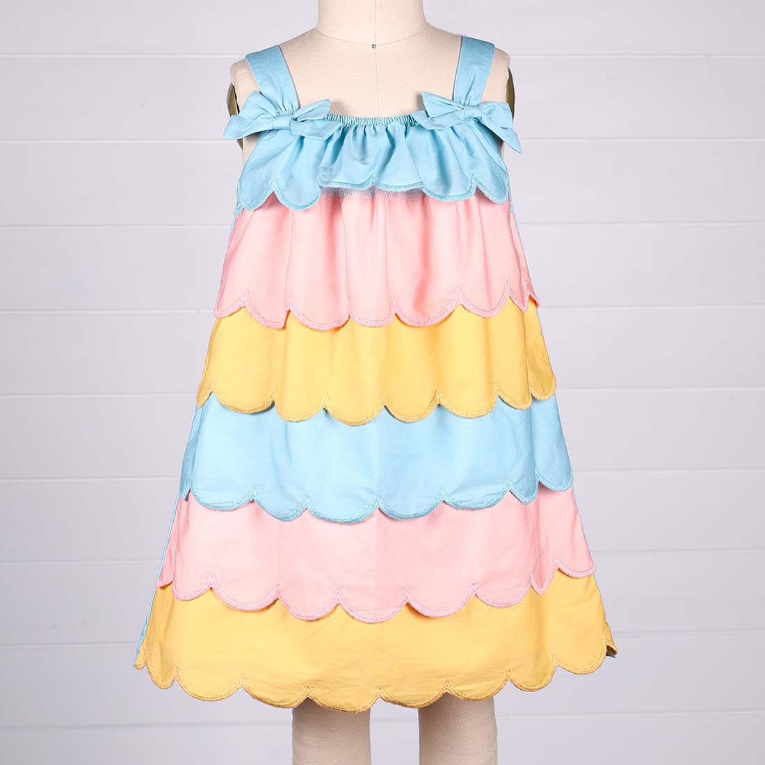 Toddler Poplin Scallop Dress Cracker Barrel