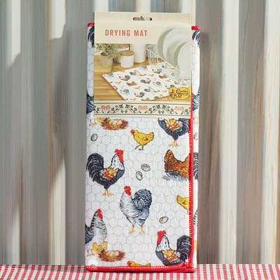 Rooster Drying Mat