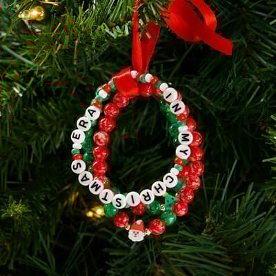 Christmas Era Friendship Bracelet Ornament