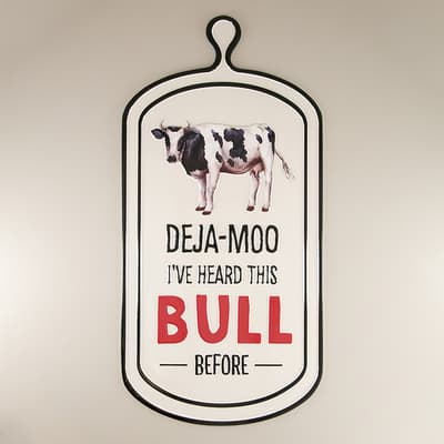 Metal Bull Wall Hanging