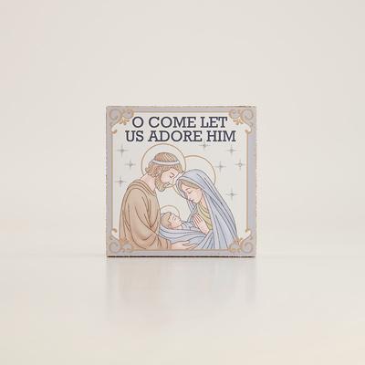 Holy Family Block Sign