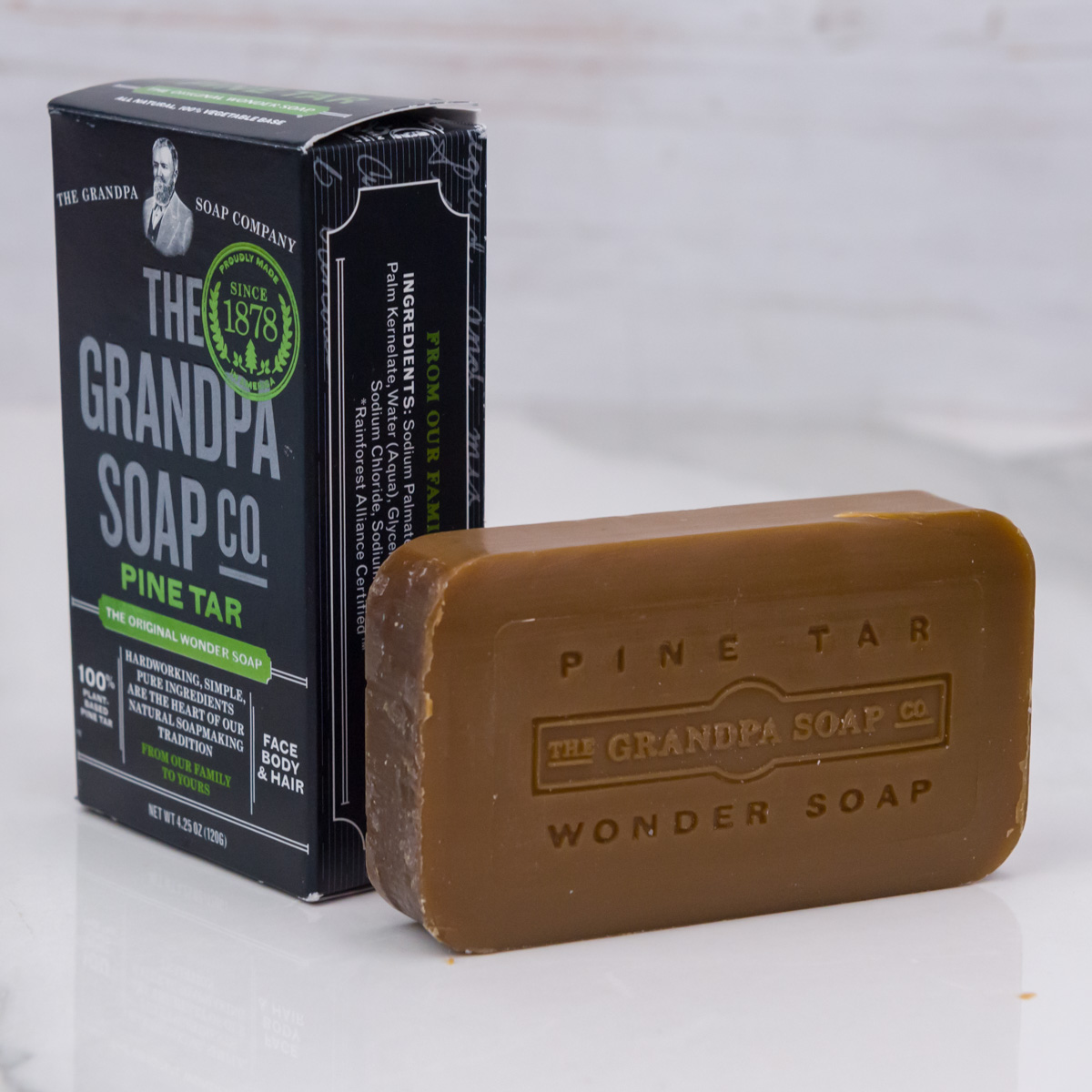 The Grandpa Soap Company Soap Pine Tar Original - 4.25 Oz