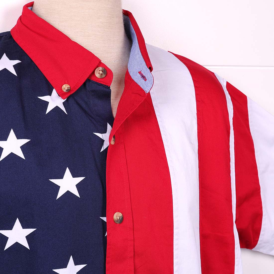 patriotic men's button up shirts