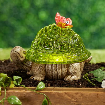 Solar Frog Leaning Figurine - Cracker Barrel