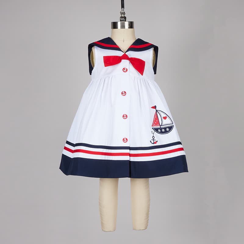 Baby girl 2024 sailor dress