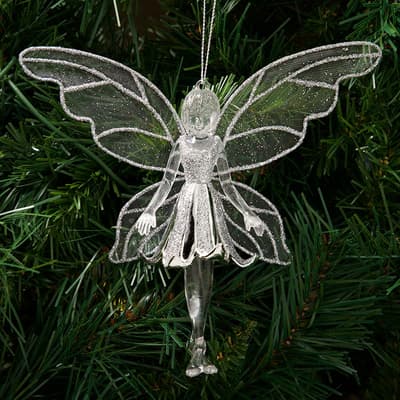 Silver Fairy Ornament