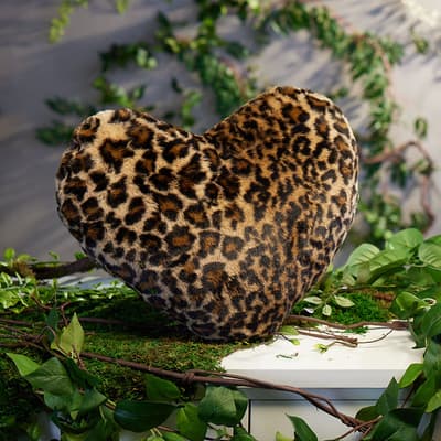 Leopard Faux Fur Pillow