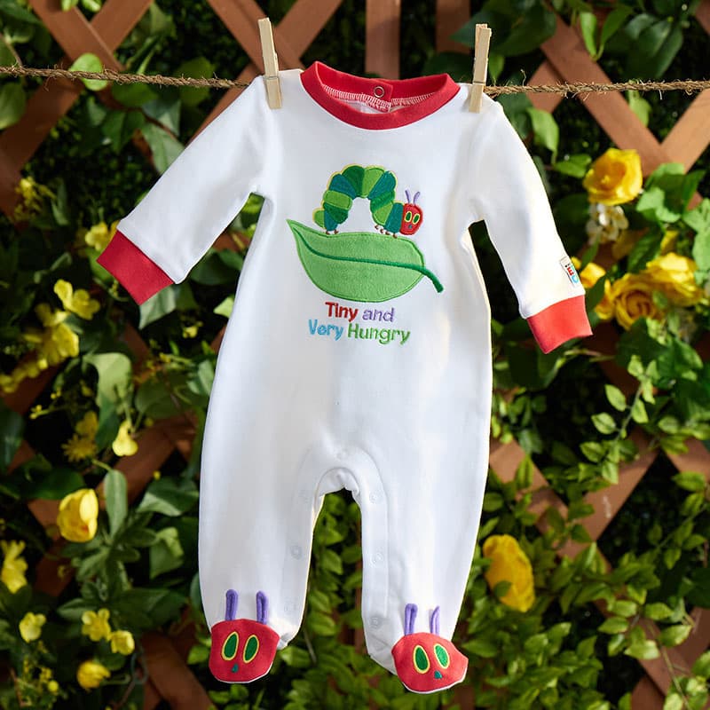 Infant Very Hungry Footsie Romper Cracker Barrel