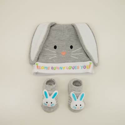 Infant Some Bunny Hat and Sock Set