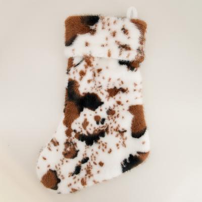 Pony Print Faux Fur Stocking