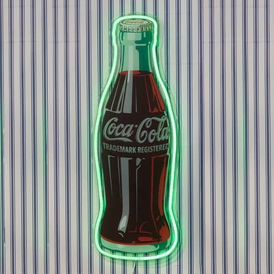 Coke Bottle Neon Sign