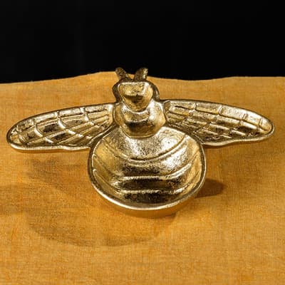 Metal Bee Trinket Holder