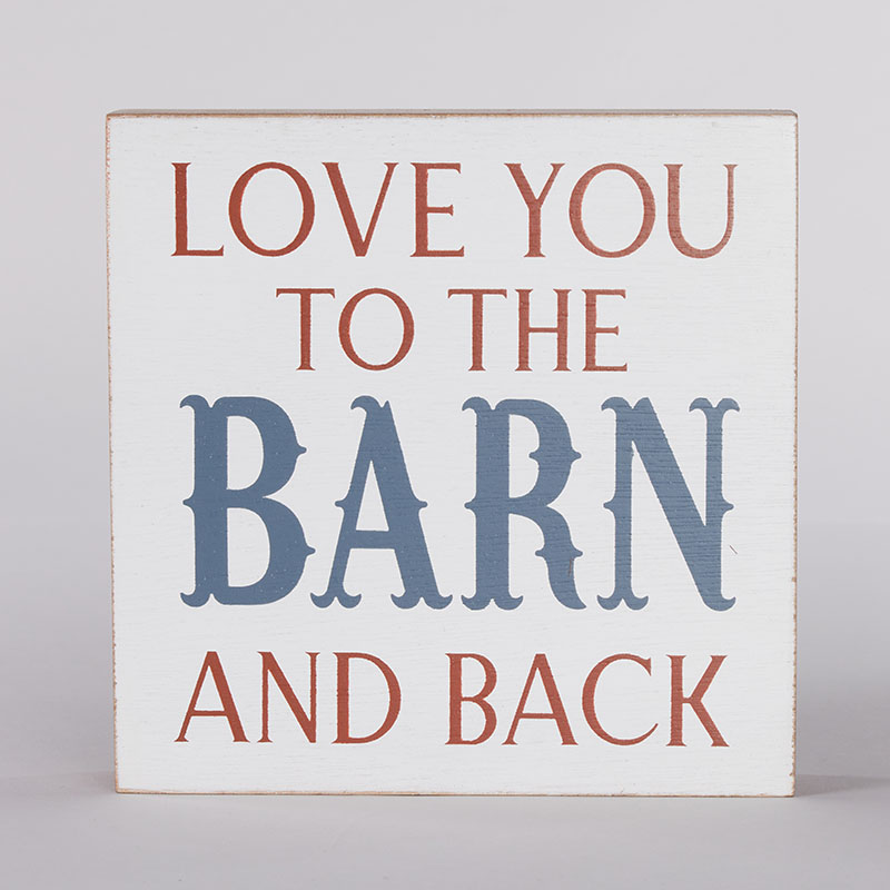 To The Barn and Back Sign Horse Cracker Barrel
