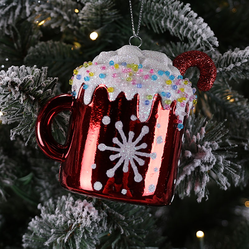 Cocoa Mug Ornament Cracker Barrel