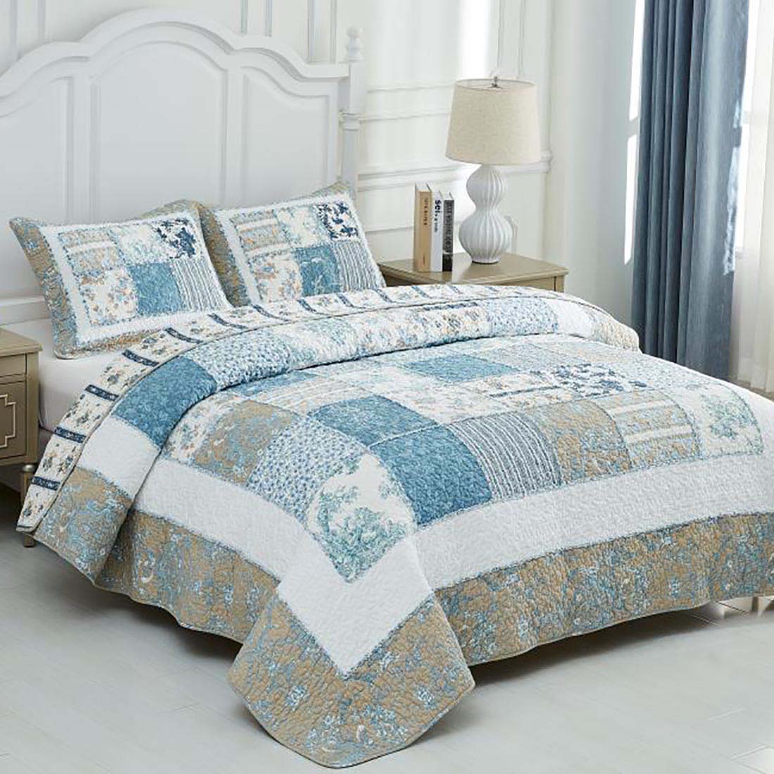 queen quilted bedspreads sale