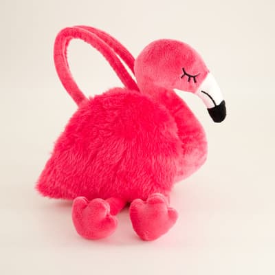 Plush Flamingo Purse