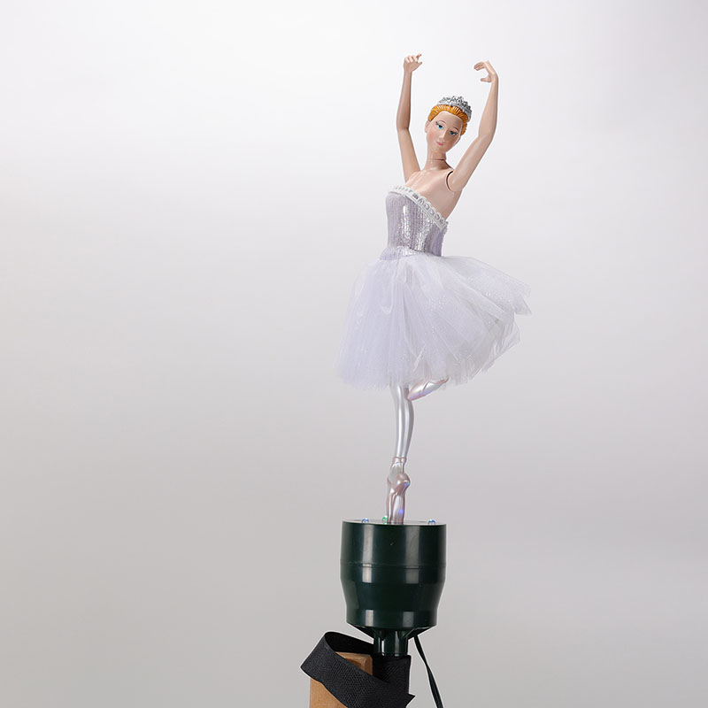 Animated Ballerina Tree Topper Cracker Barrel