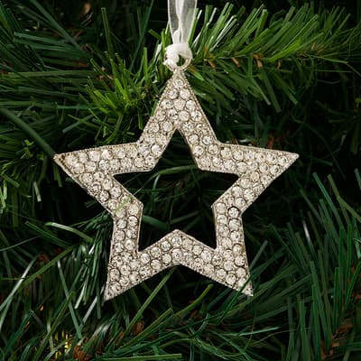 Jeweled Star Ornament