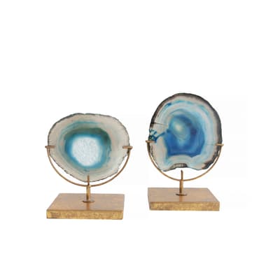 Agate Decor on Stand