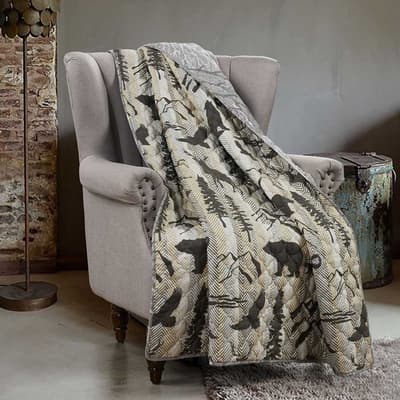 Reversible Forest Weave Throw