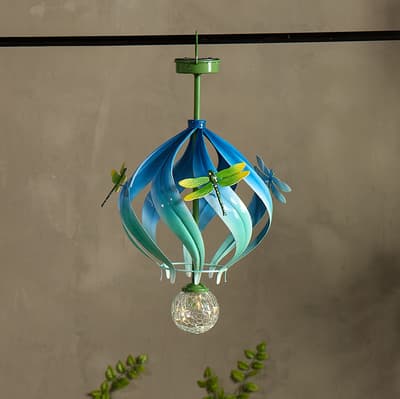 Solar Dragonfly Wind Spinner