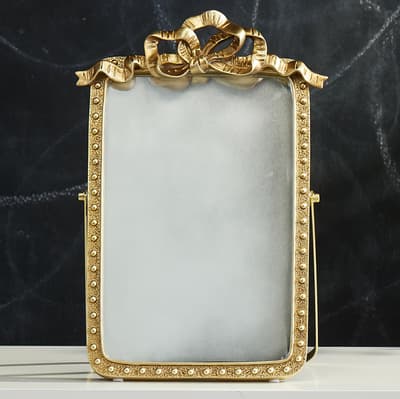 Gold Pedestal Mirror