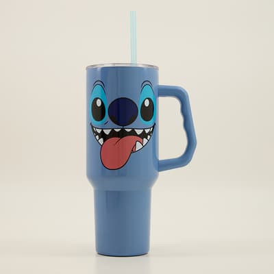 Stitch Face 40 Oz. Tumbler With Straw