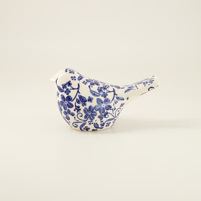 Small Ceramic Floral Bird