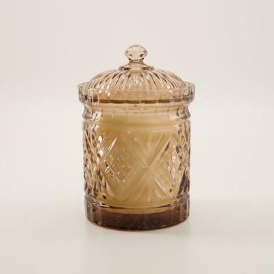 20 Oz. Amber Decorative Glass 2 Wicks