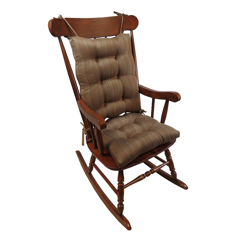 Gripper Non-Slip Taylor XL Rocking Chair Cushion Set 