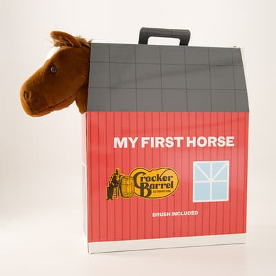 My First Brown Horse Plush Set