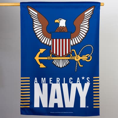 U.S Navy Vertical Flag