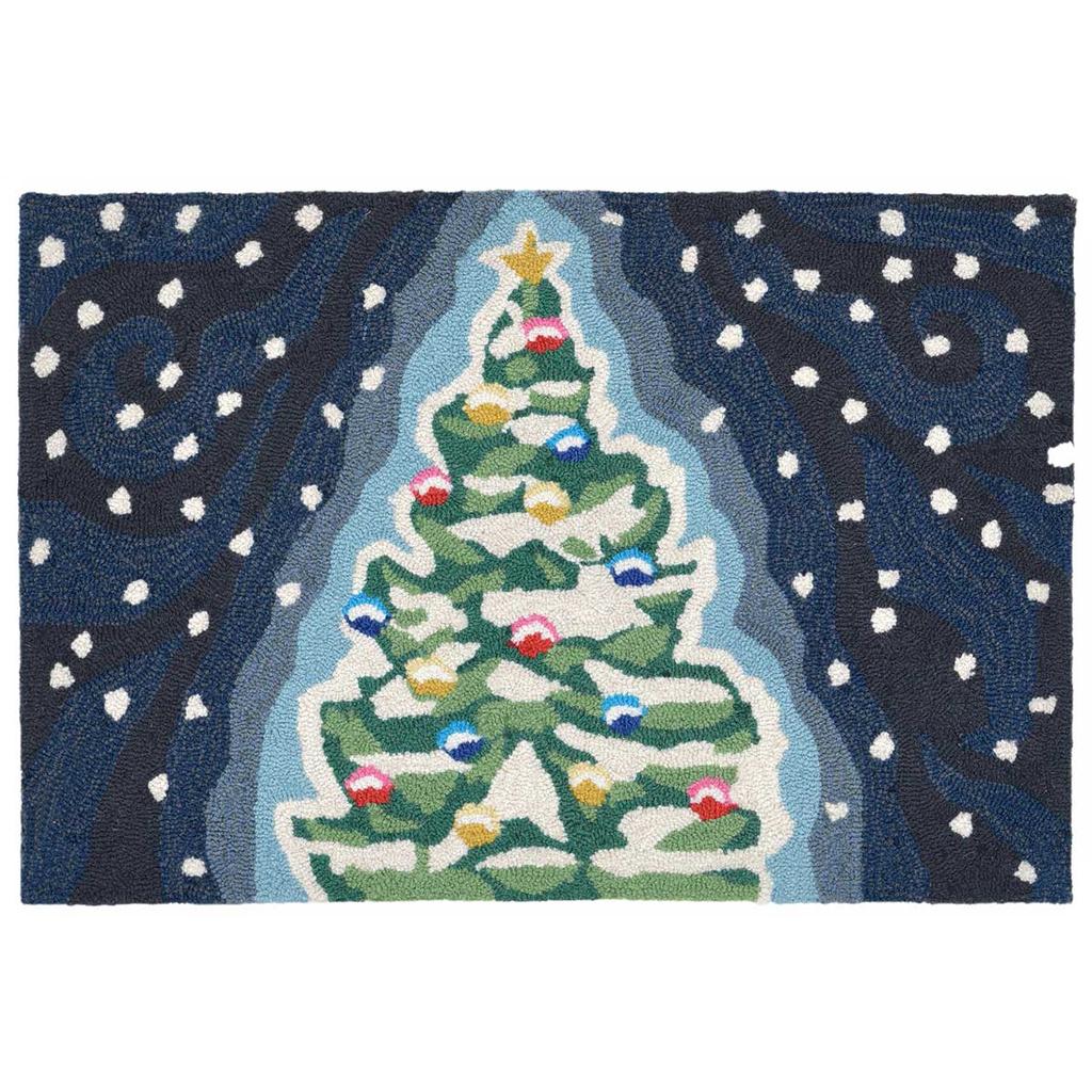 Frontporch Christmas Tree Indoor - Outdoor Rug - Cracker Barrel