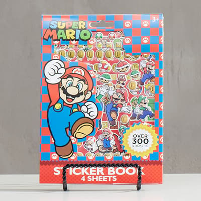 Mario 4 Page Puffy Sticker Book