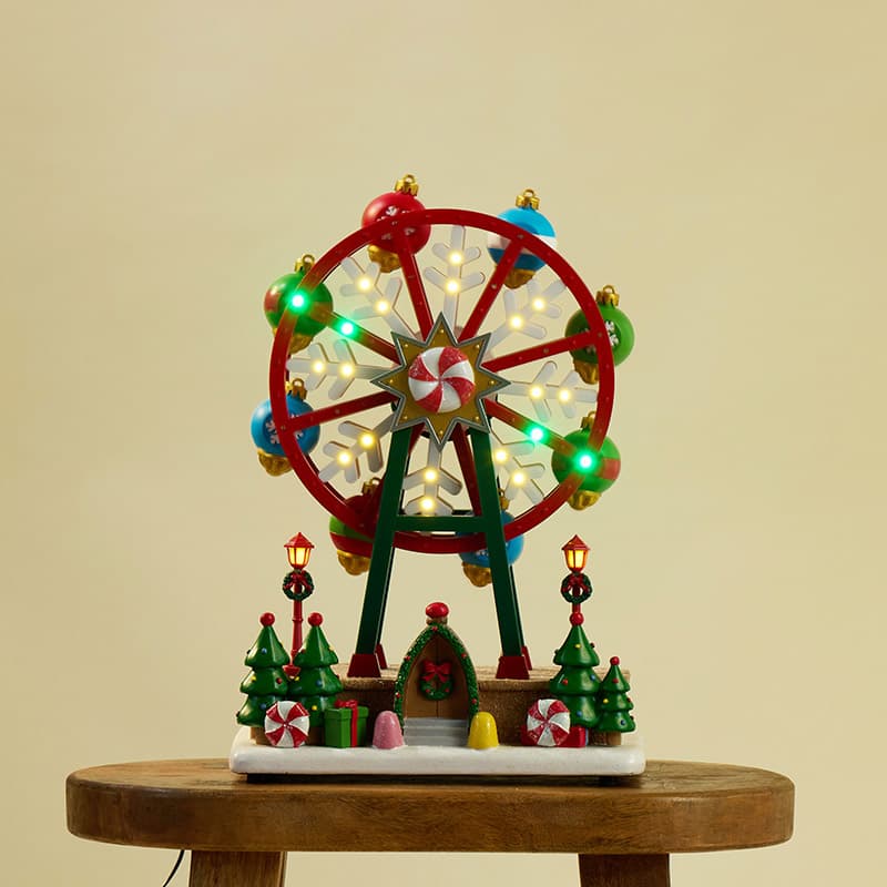 Animated Christmas Ferris Wheel - Cracker Barrel