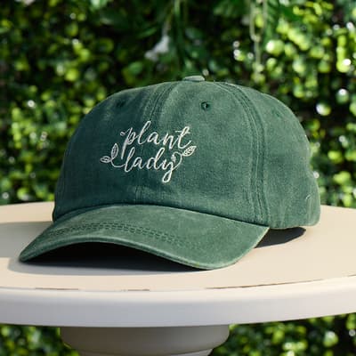 Plant Lady Embroidered Cap