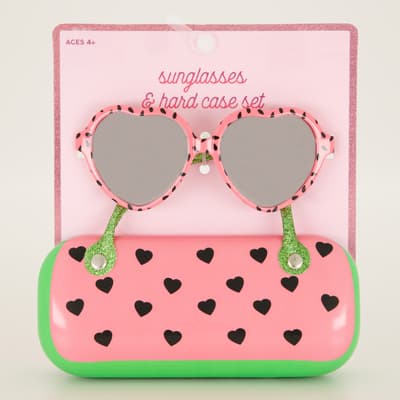 Toddler Watermelon Heart Sunglasses
