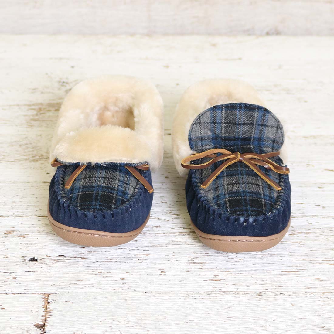 minnetonka plaid slippers