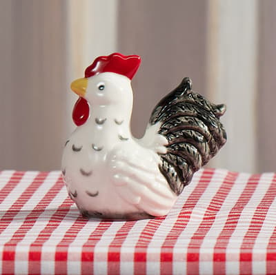 Rooster Mini Salt Shaker