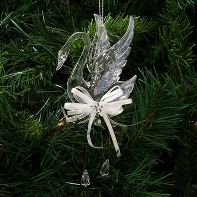 Acrylic Swan Ornament