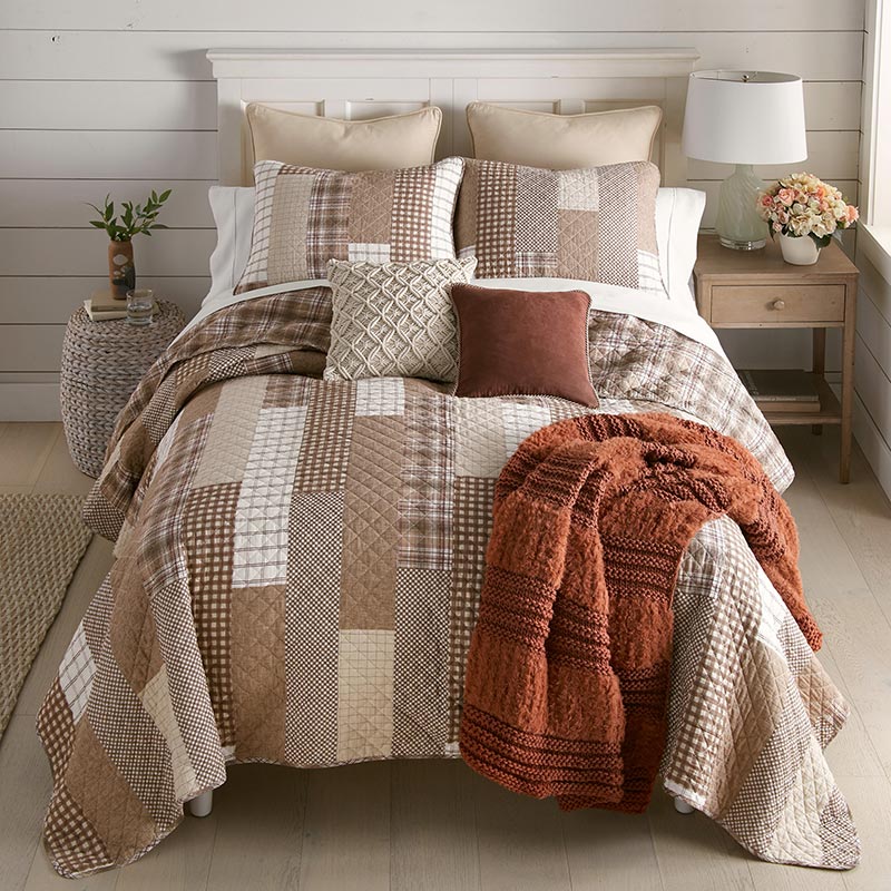 Donna Sharp Highland Plaid Quilt Set King Cracker Barrel