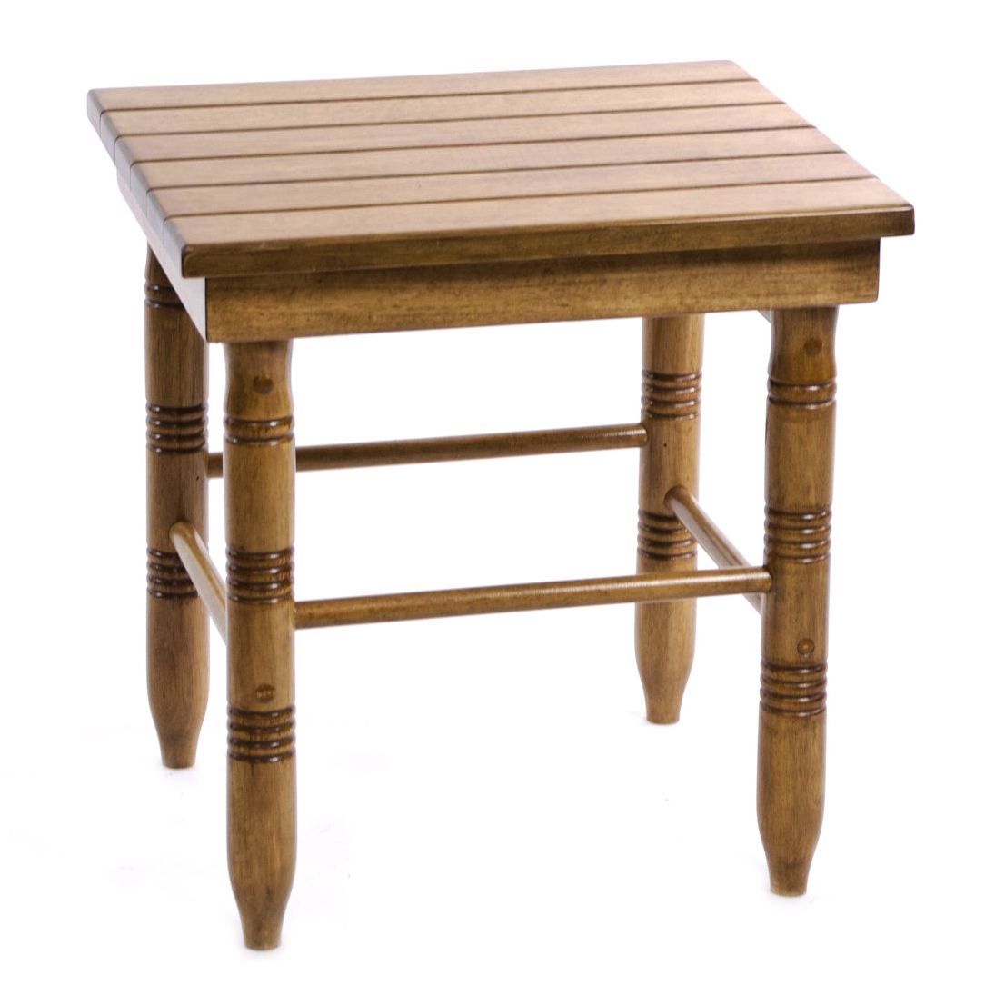 RoundLeg Side Table Hardwood Cracker Barrel