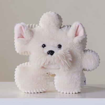 9" Chloe Dog Pluzzles Plush