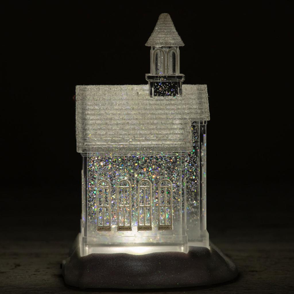 Brand New Acrylic 2024 Church Glitter Globe