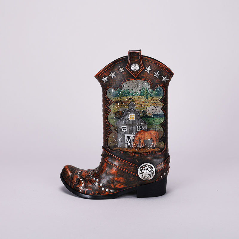 Boot Glitter Globe Cracker Barrel