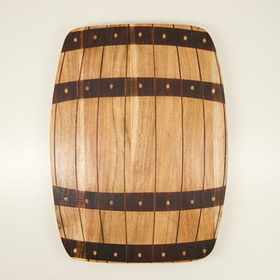 Barrel Wood Cutting Board